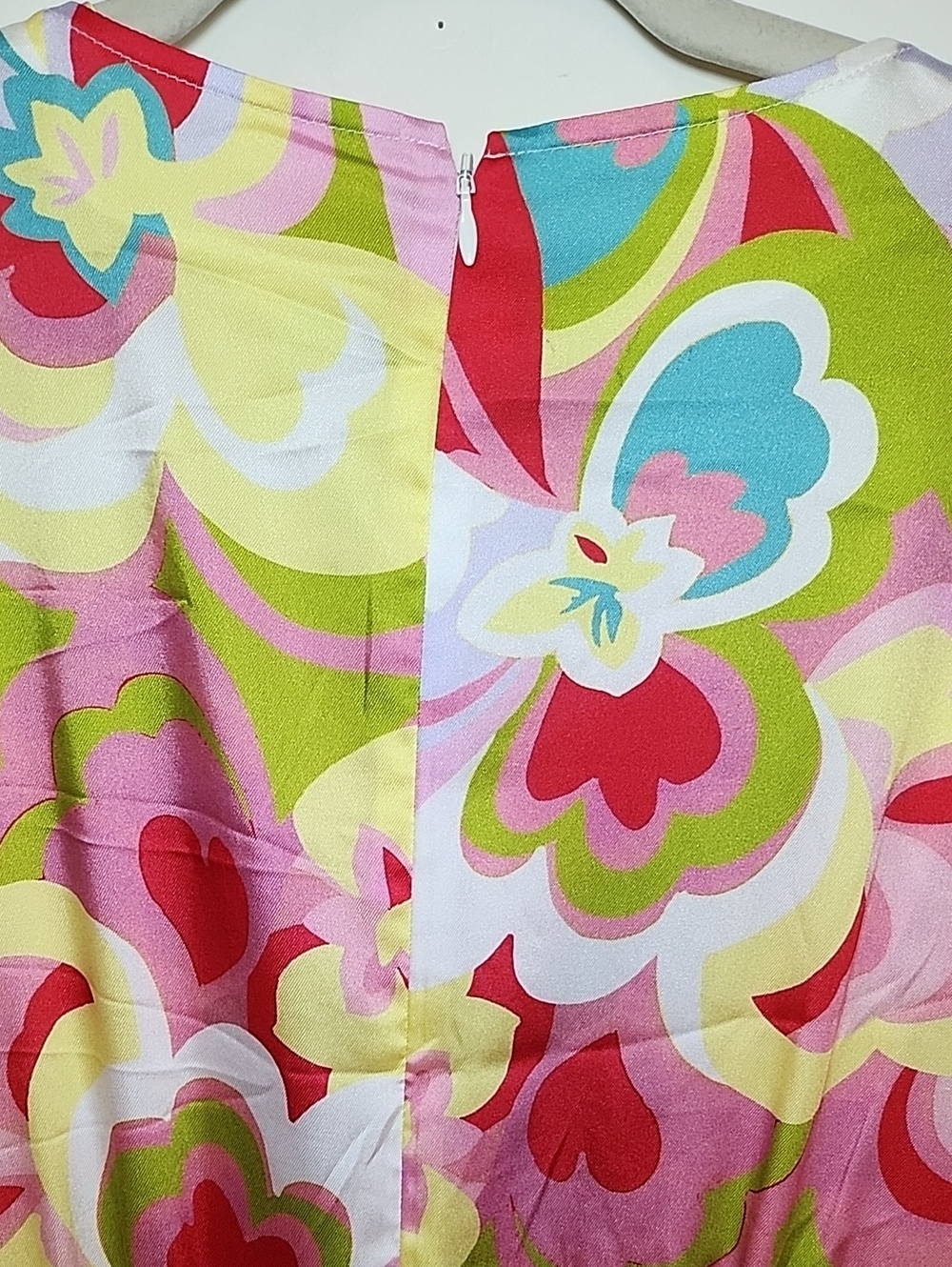 Rickie Freeman by Teri Jon Women's Yellow Floral V-Neck Dress Size 8 - Picture 15 of 15